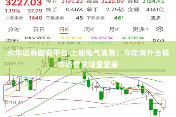 永华证券配资平台 上能电气高管：今年海外光储市场需求增量显著